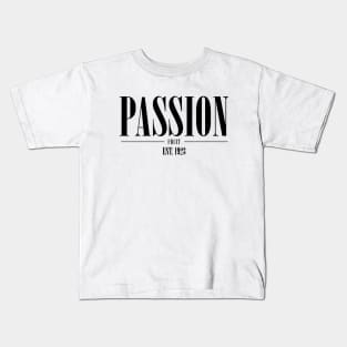 Passion Fruit Black Kids T-Shirt